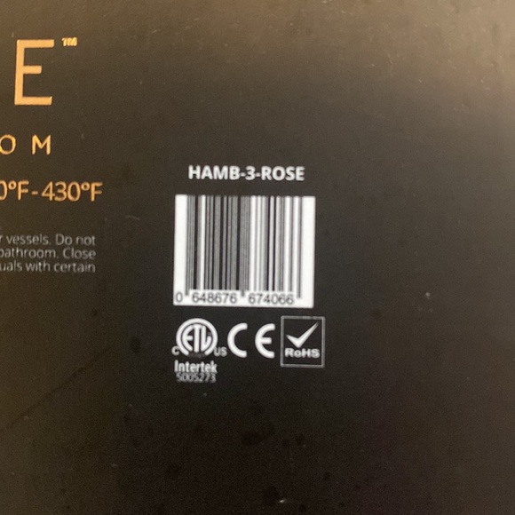 NEW 3-1 Foxybae rose gold titanium curling wand - Picture 7 of 7